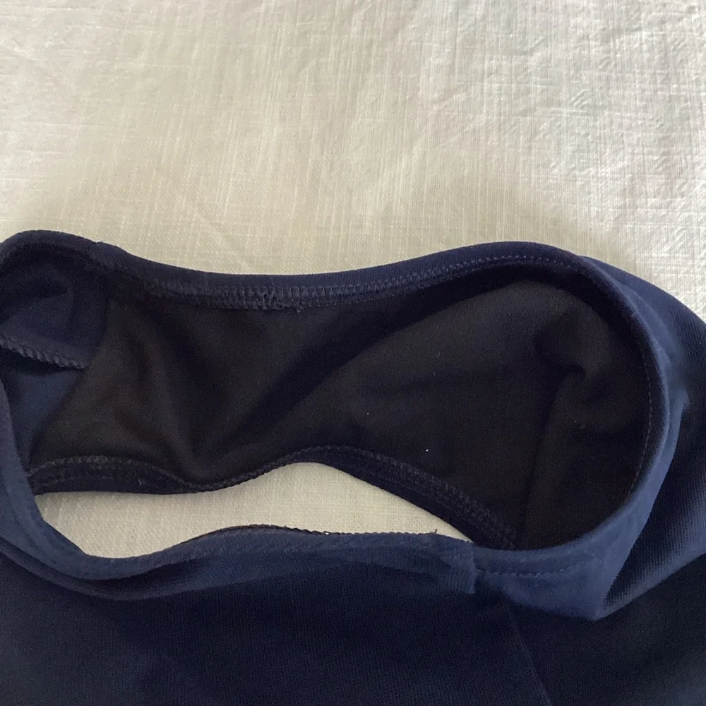 Ralph Lauren Blue Label One Piece Swimsuit Size 4 Navy Blue Classic Pony Logo - Picture 11 of 14